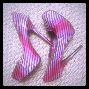 Beautiful hot pink sexy heels